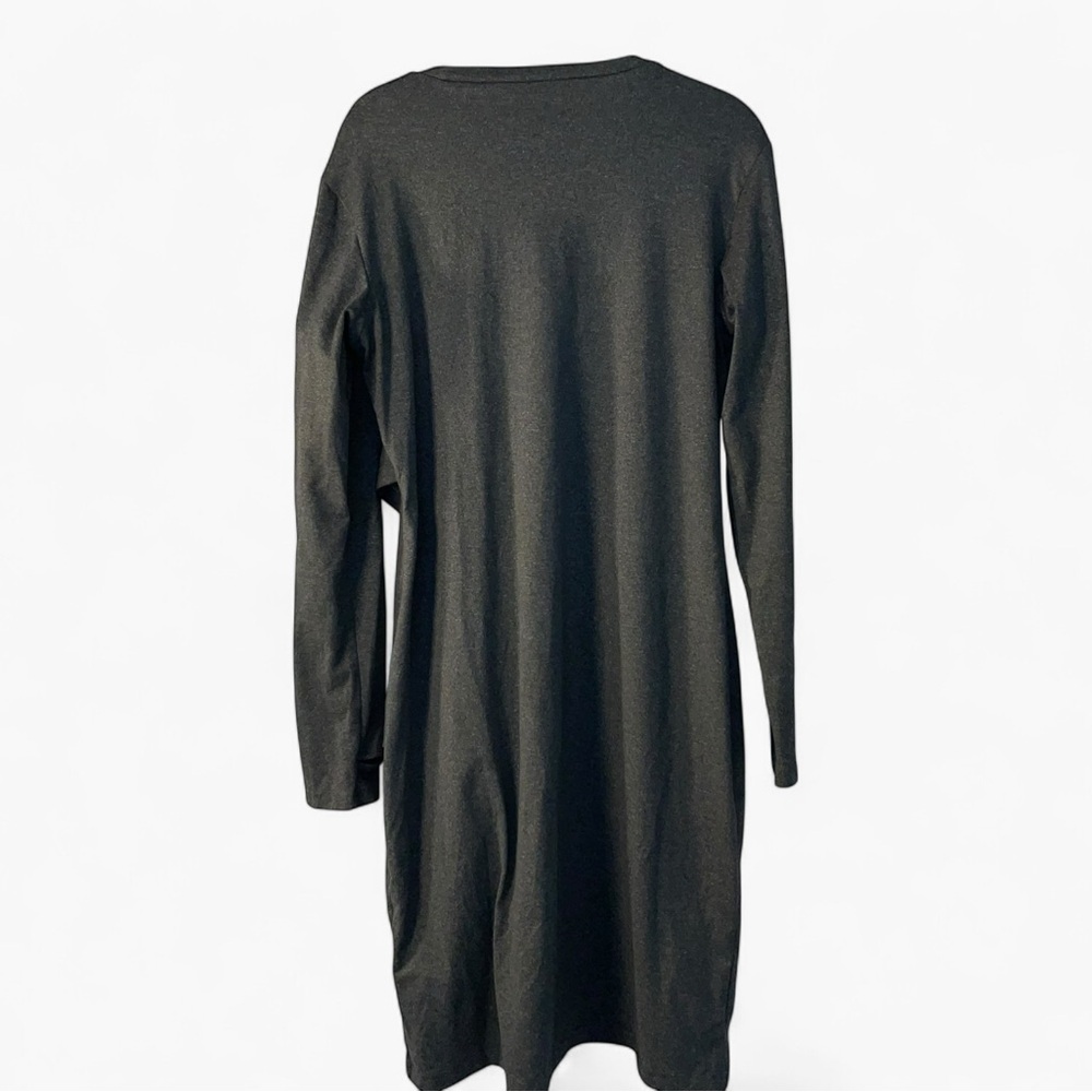 ✨ Asymmetrical Knit Tunic Top | Gray | Size L - Picture 9 of 9